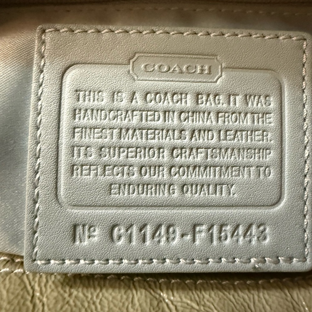 Coach Ashley Signature Satchel “Rare” Y2K bag - Picture 8 of 9